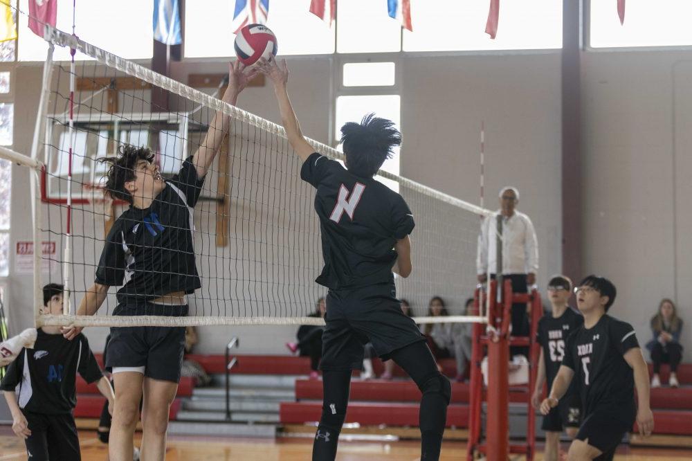 Knox Boys Volleyball Action Photo